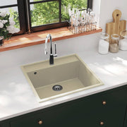 Gootsteen graniet beige 53x50x20.3 cm