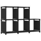Boekenkast 103x30x72,5 cm stof zwart