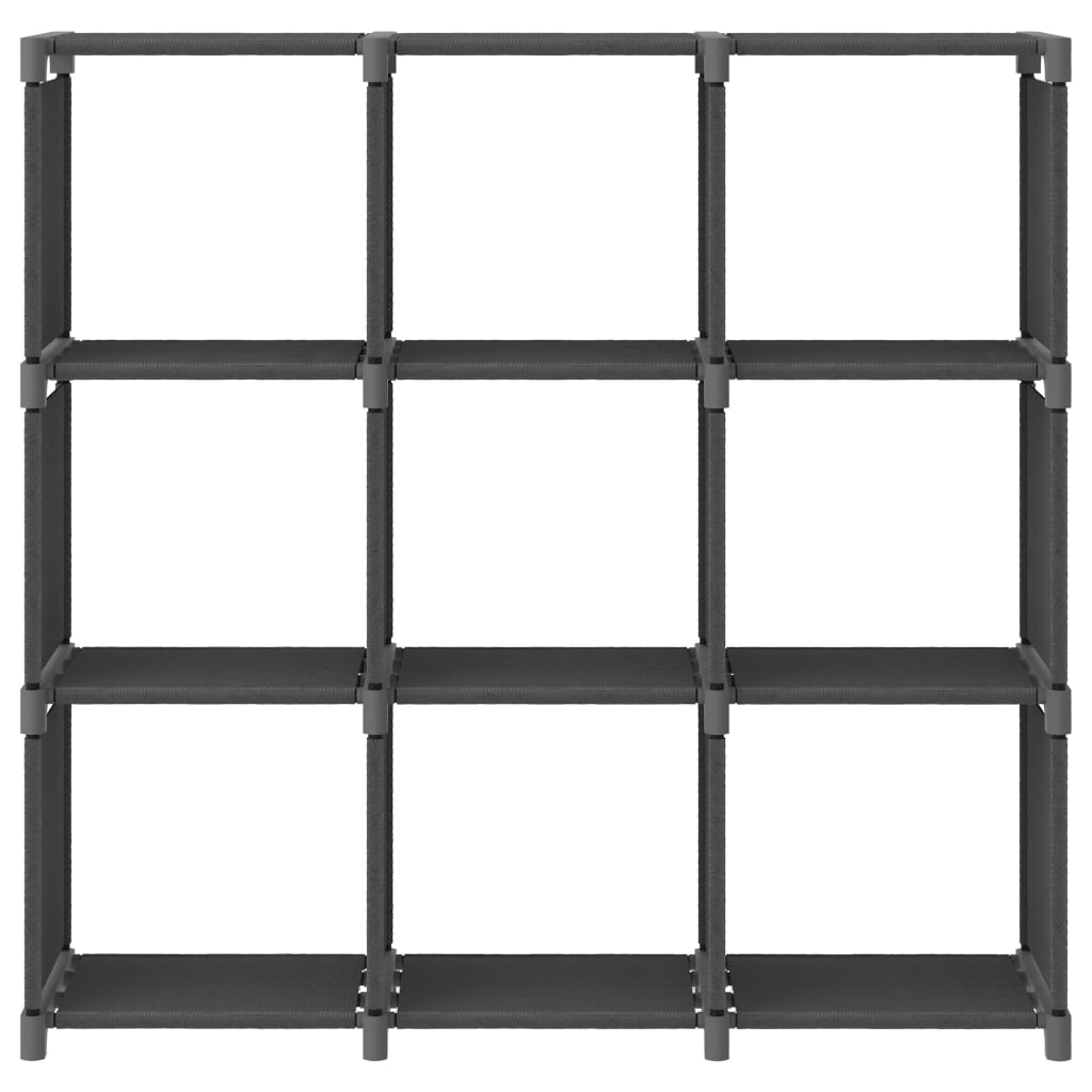 Kast met 9 vakken 103x30x107,5 cm stof grijs 9-vaks Zonder boxen
