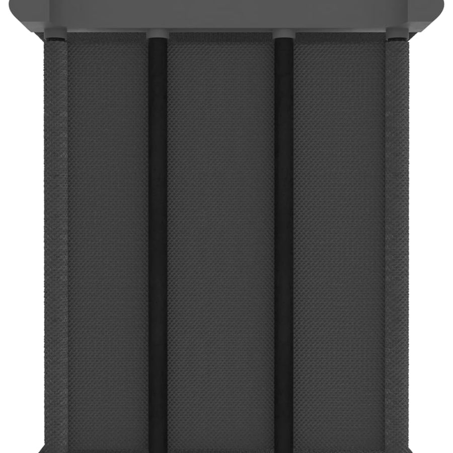 Kast met 15 vakken 103x30x175,5 cm stof grijs 15-vaks Grijs