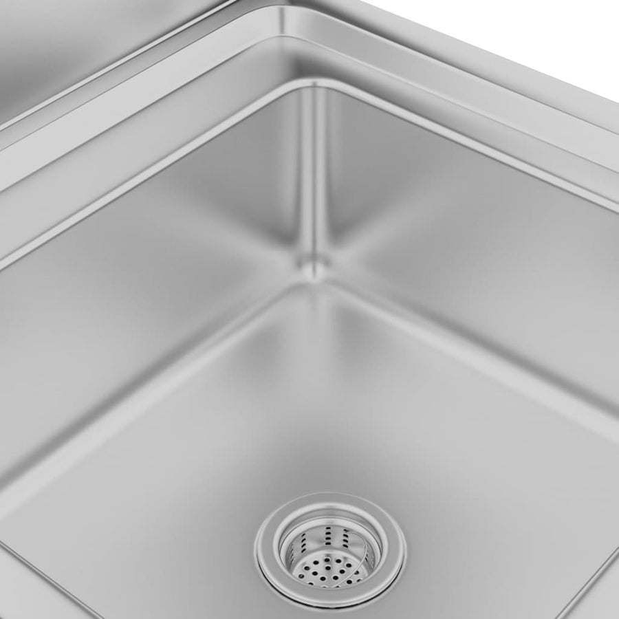 Wastafelkast Commercieel 60X60X96 Cm Roestvrij Staal 60 x 60 x 96 cm (wastafel)