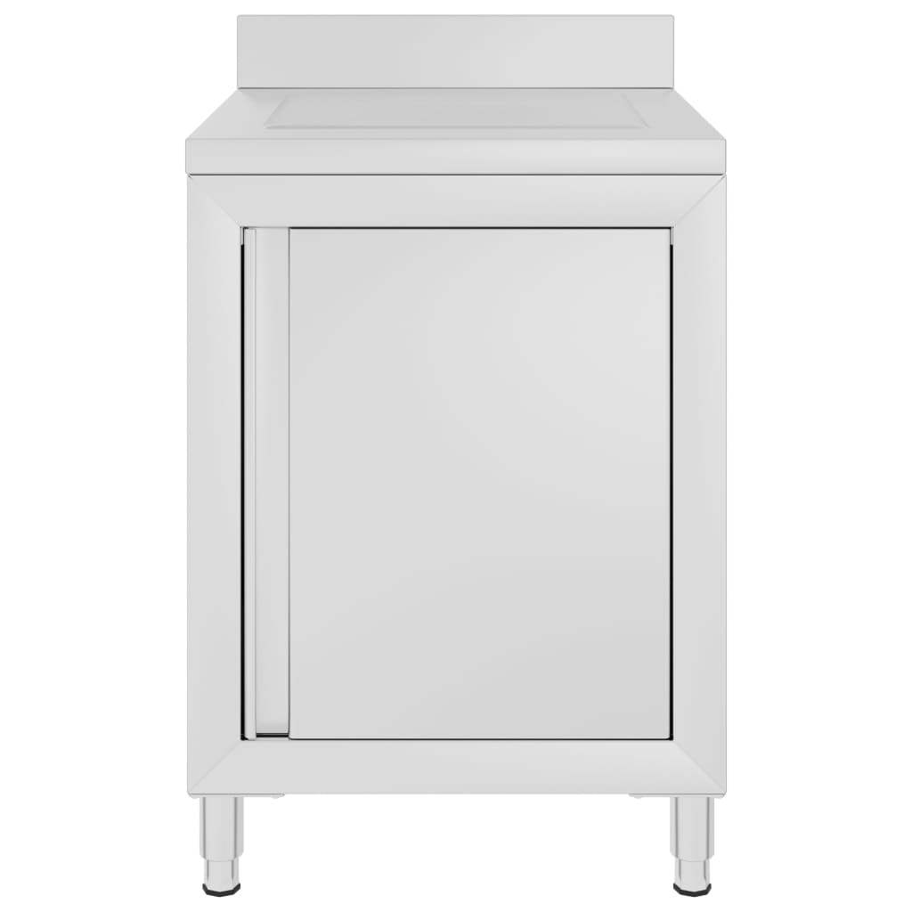 Keukenkast Met Afdruipplaat Commercieel Roestvrij Staal 60 x 60 x 96 cm (afdruipplaat)