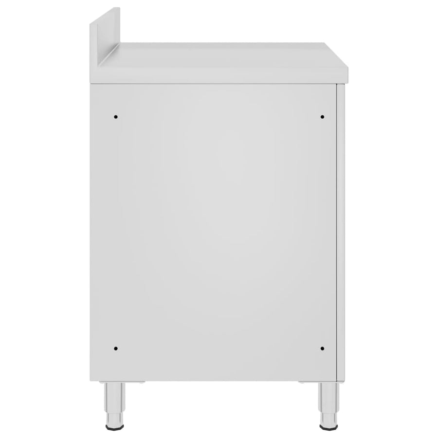 Werktafel Met Kast Commercieel Roestvrij Staal 60 x 60 x 96 cm