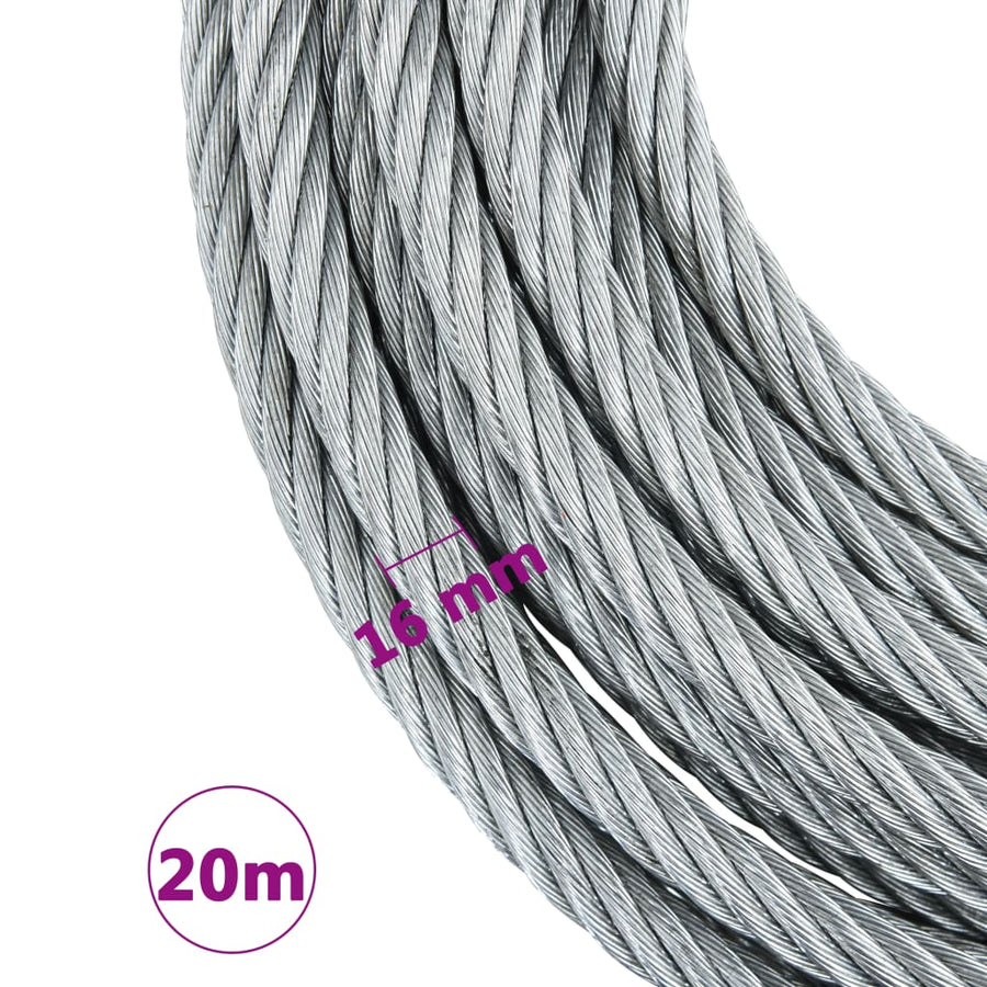 Staalkabel 20 M 3200 kg