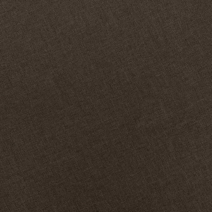 Fauteuil Met Voetenbankje Stof Bruin