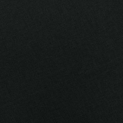 Massagestoel Met Voetenbankje Stof Zwart