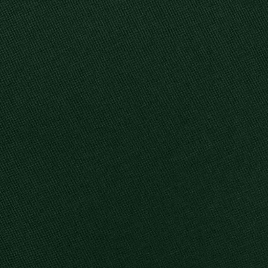 Massagestoel met voetenbankje stof donkergroen