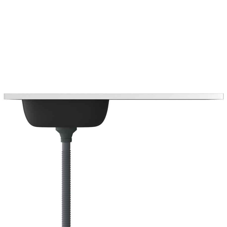Gootsteen Met Afvoerset 1000X500X155 Mm Roestvrij Staal Zilver