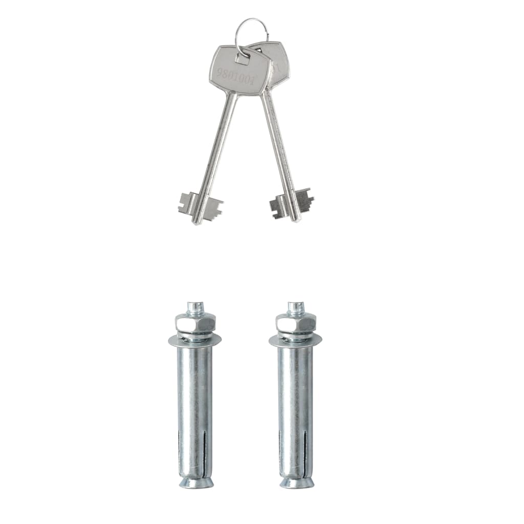 Kluis Mechanisch Staal Donkergrijs