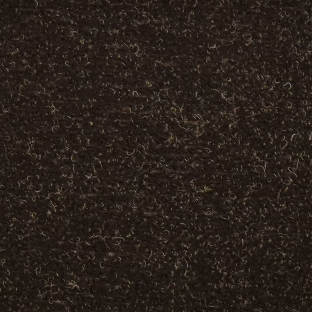 Trapmatten Zelfklevend Naaldvilt 15 56 x 17 x 3 cm Donkerbruin