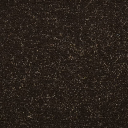 Trapmatten Zelfklevend Naaldvilt 15 56 x 17 x 3 cm Donkerbruin