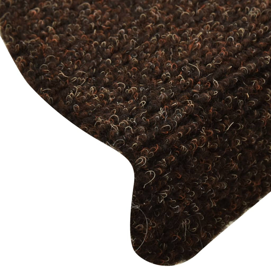 Trapmatten Zelfklevend Naaldvilt 15 65 x 21 x 4 cm Bruin