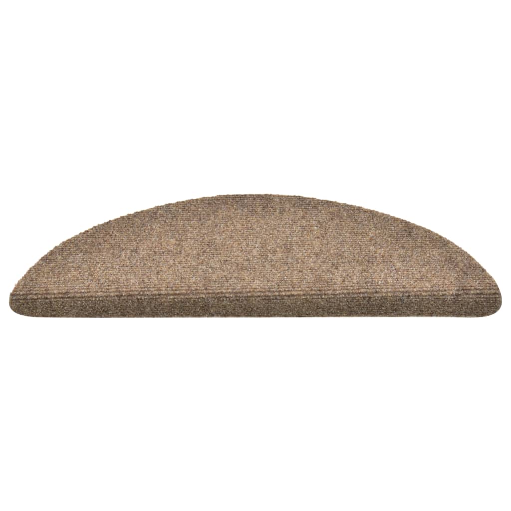 Trapmatten Zelfklevend Naaldvilt Kleurig 15 56 x 17 x 3 cm Crème