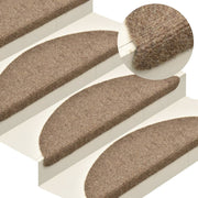 Trapmatten zelfklevend 15 stuks 56x17x3 cm crème