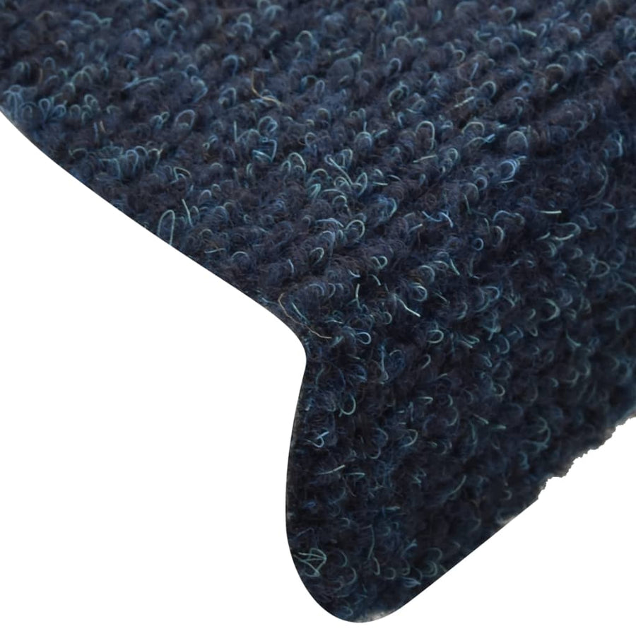 Trapmatten Zelfklevend Naaldvilt 15 56 x 17 x 3 cm Marineblauw