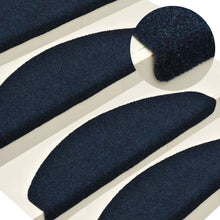Trapmatten Zelfklevend Naaldvilt 15 56 x 17 x 3 cm Marineblauw