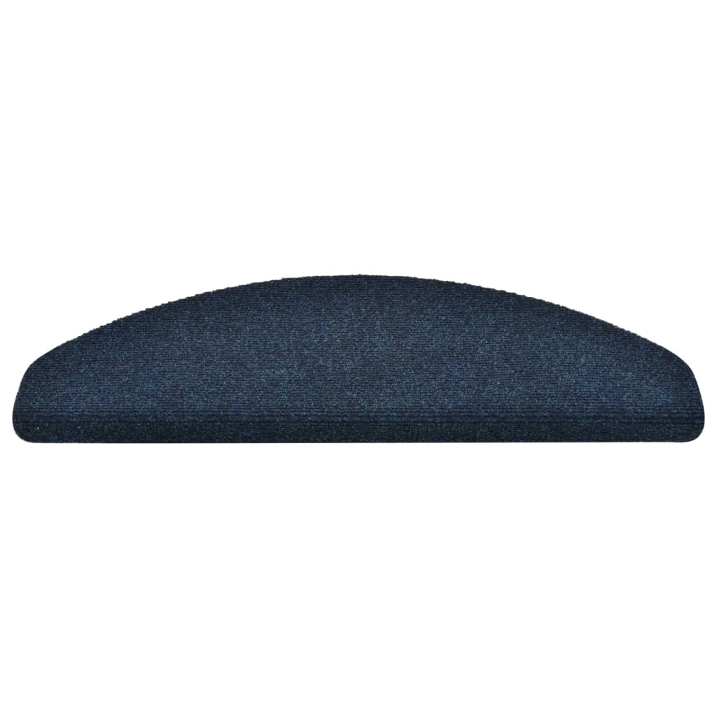 Trapmatten Zelfklevend Naaldvilt 15 65 x 21 x 4 cm Marineblauw