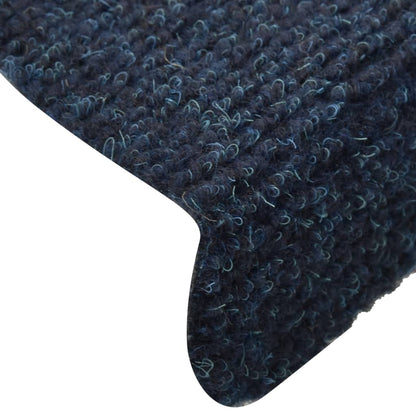 Trapmatten Zelfklevend Naaldvilt 15 65 x 21 x 4 cm Marineblauw