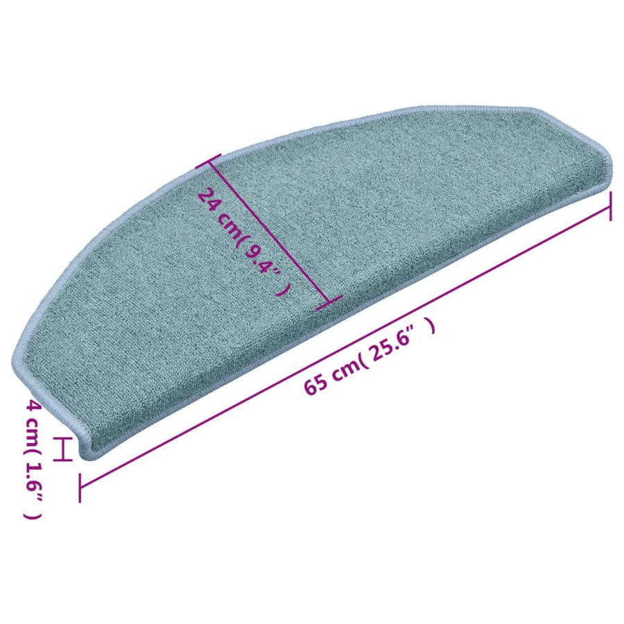 Trapmatten 15 st 65x24x4 cm blauw 15 65 x 24 x 4 cm blue 1