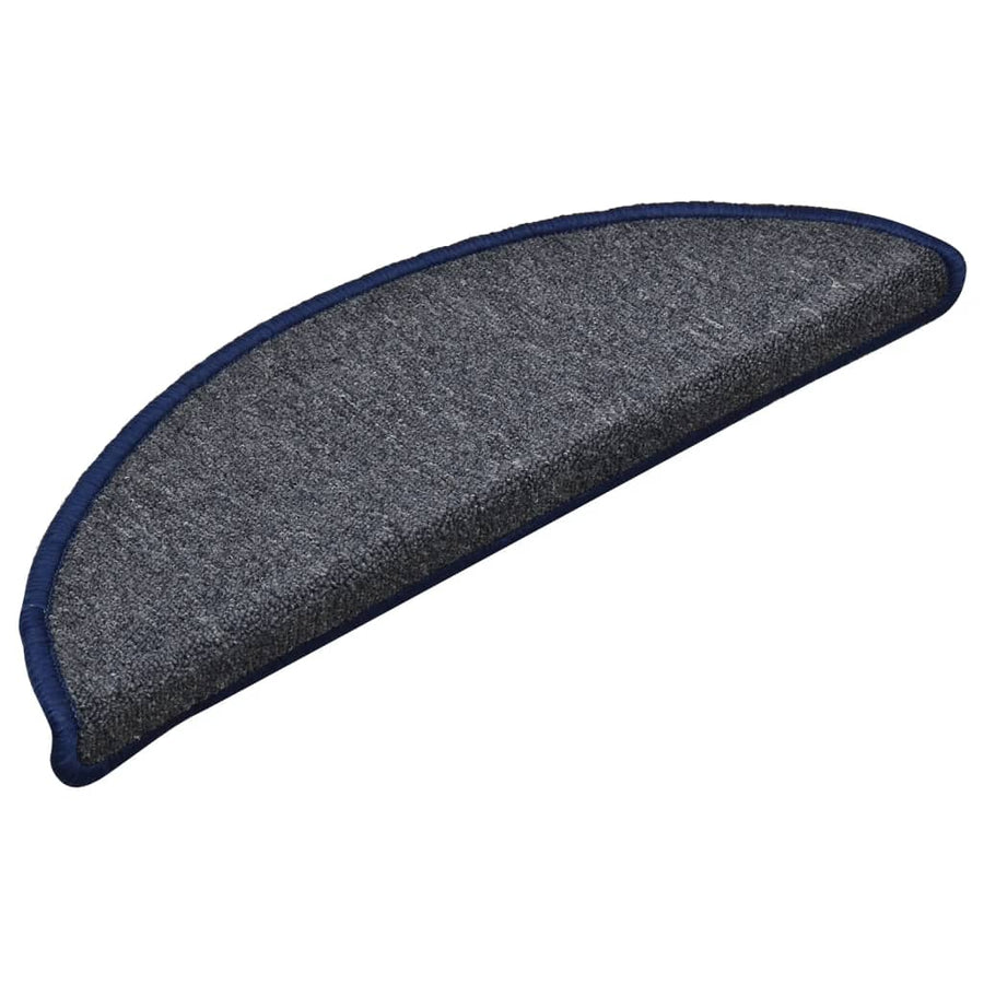 Trapmatten 15 St 56X17X3 Cm Donkergrijs En Blauw 56 x 17 x 3 cm dark grey and blue