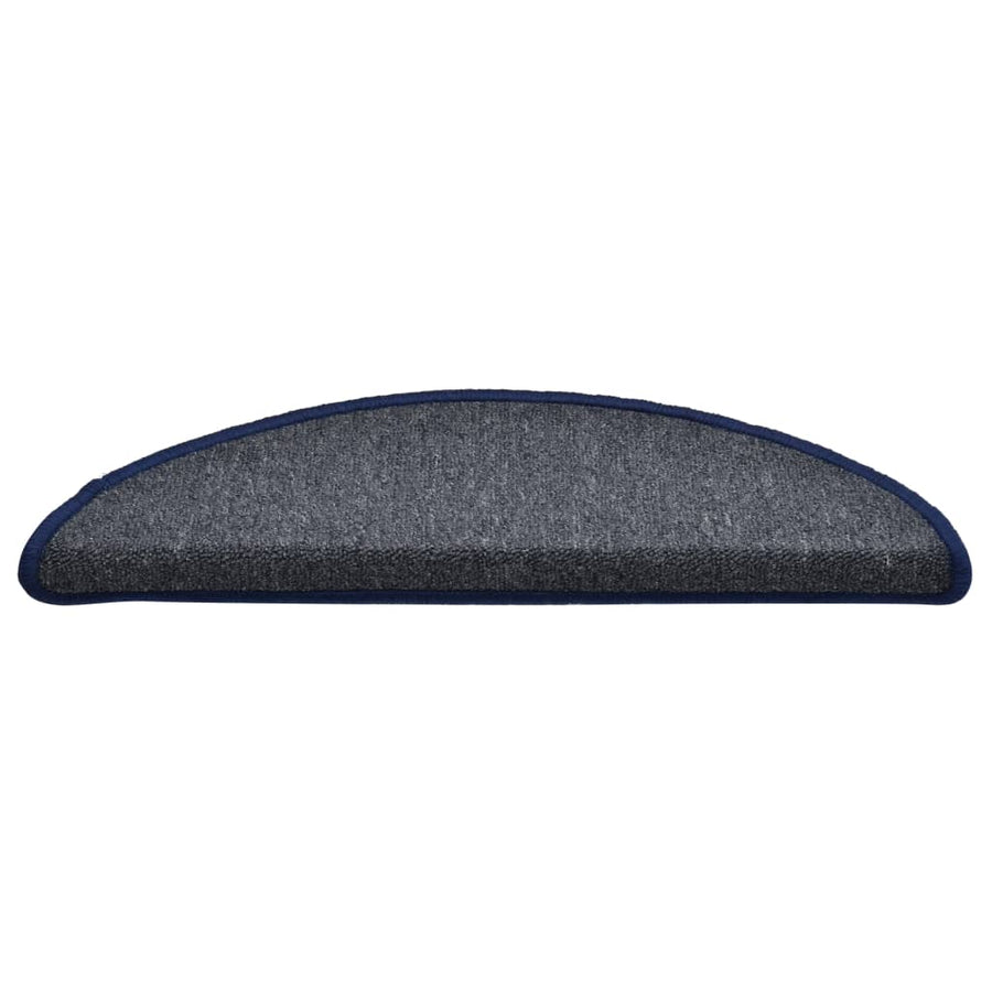 Trapmatten 15 St 56X17X3 Cm Donkergrijs En Blauw 56 x 17 x 3 cm dark grey and blue
