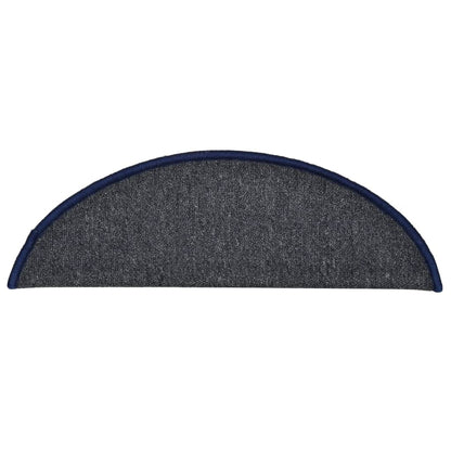 Trapmatten 15 St 56X17X3 Cm Donkergrijs En Blauw 56 x 17 x 3 cm dark grey and blue