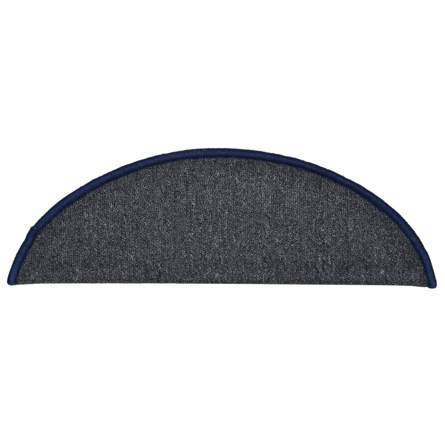 Trapmatten 15 St 56X17X3 Cm Donkergrijs En Blauw 56 x 17 x 3 cm dark grey and blue