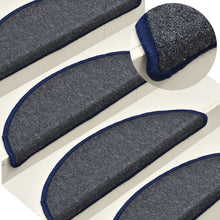 Trapmatten 15 St 56X17X3 Cm Donkergrijs En Blauw 56 x 17 x 3 cm dark grey and blue