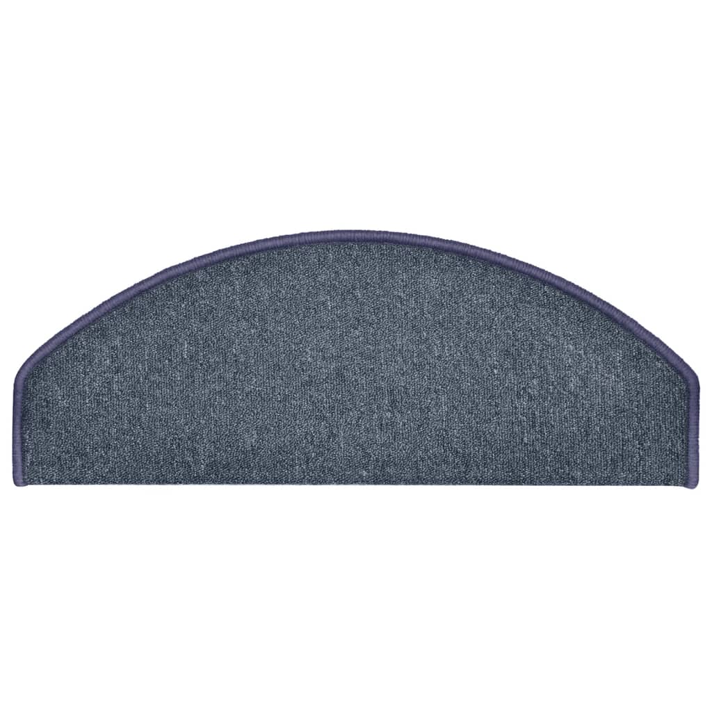 Trapmatten 15 st 65x24x4 cm donkergrijs en blauw 15 65 x 24 x 4 cm dark grey and blue