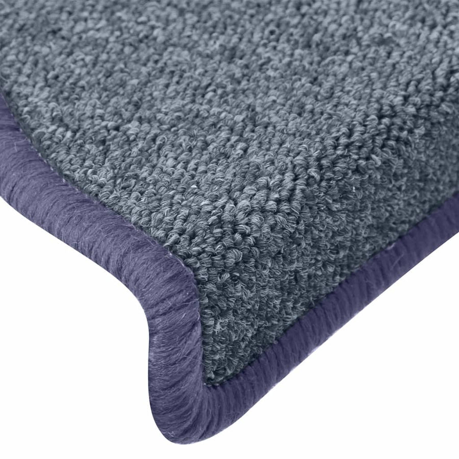 Trapmatten 15 st 65x24x4 cm donkergrijs en blauw 15 65 x 24 x 4 cm dark grey and blue