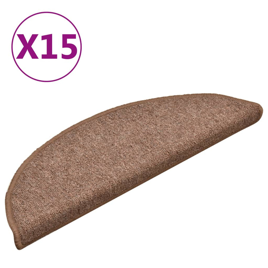 Trapmatten 15 st 56x17x3 cm bruin 15 56 x 17 x 3 cm Bruin