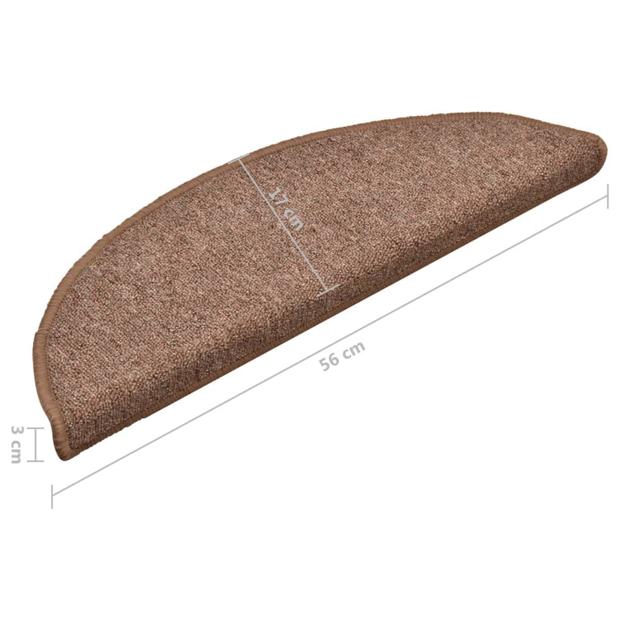 Trapmatten 15 st 56x17x3 cm bruin 15 56 x 17 x 3 cm Bruin