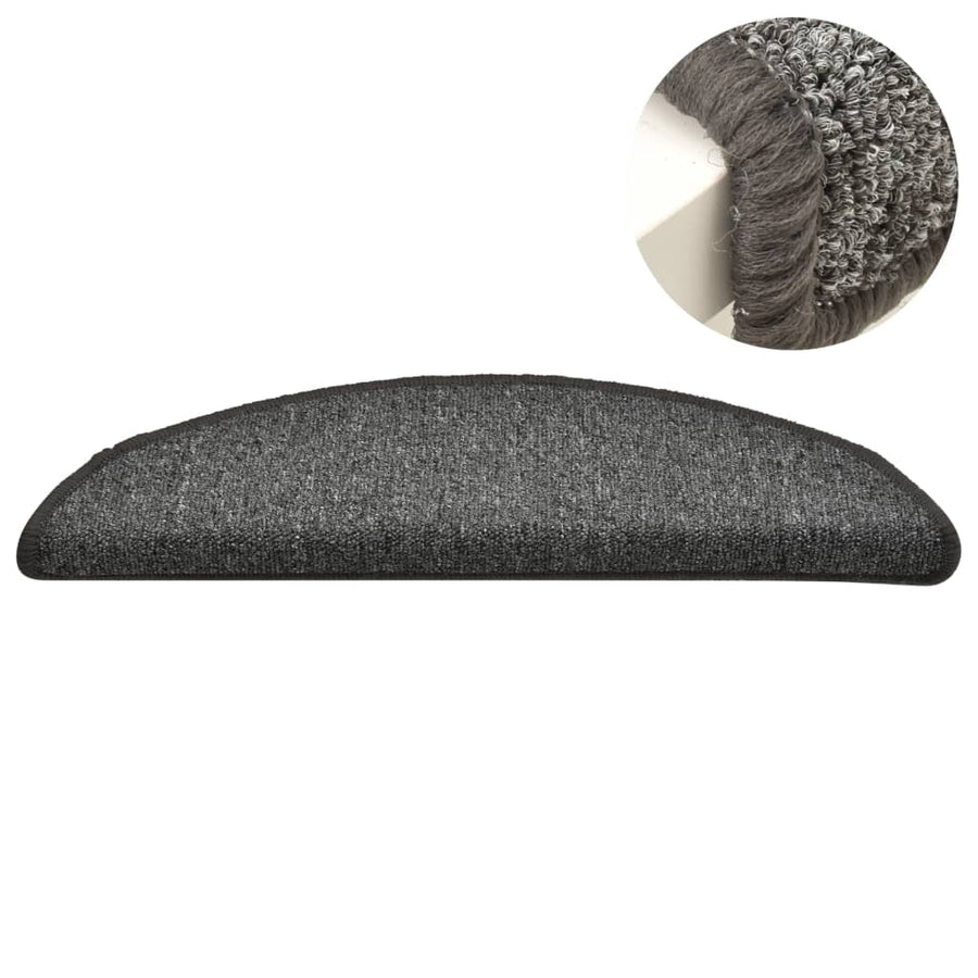 Trapmatten 15 st 56x17x3 cm donkergrijs 15 56 x 17 x 3 cm dark grey 1