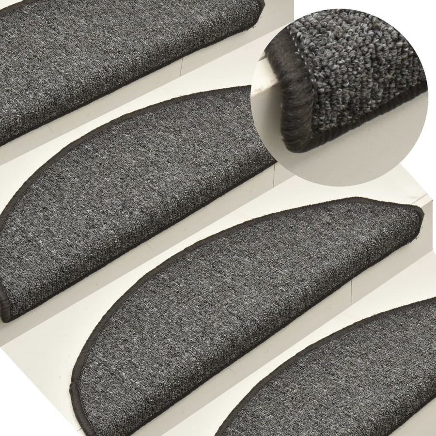 Trapmatten 15 st 56x17x3 cm donkergrijs 15 56 x 17 x 3 cm dark grey 1
