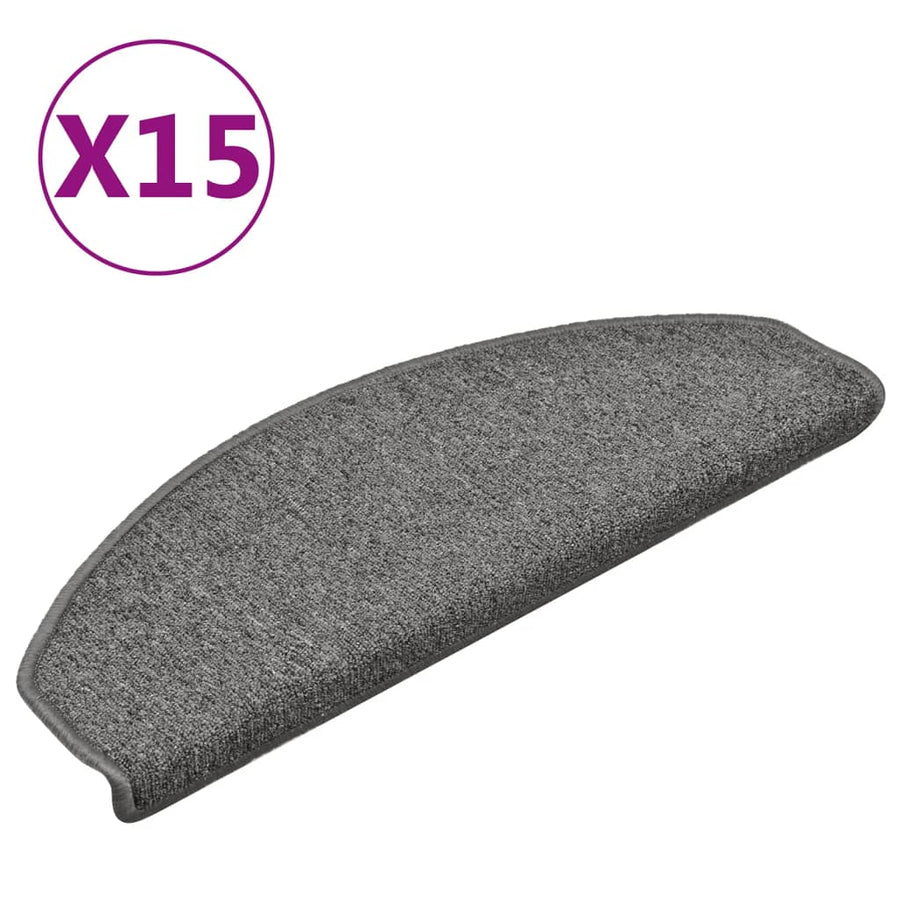 Trapmatten 15 st 65x24x4 cm donkergrijs 15 65 x 24 x 4 cm dark grey 1