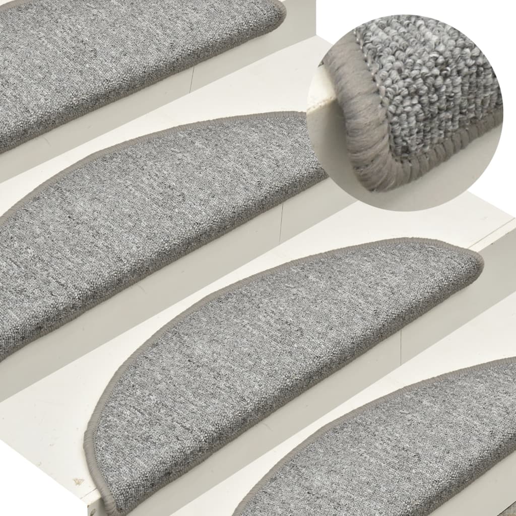 Trapmatten 15 st 56x17x3 cm lichtgrijs 15 56 x 17 x 3 cm light grey 1