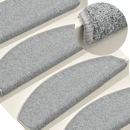 Trapmatten 15 st 65x24x4 cm lichtgrijs 15 65 x 24 x 4 cm light grey 1