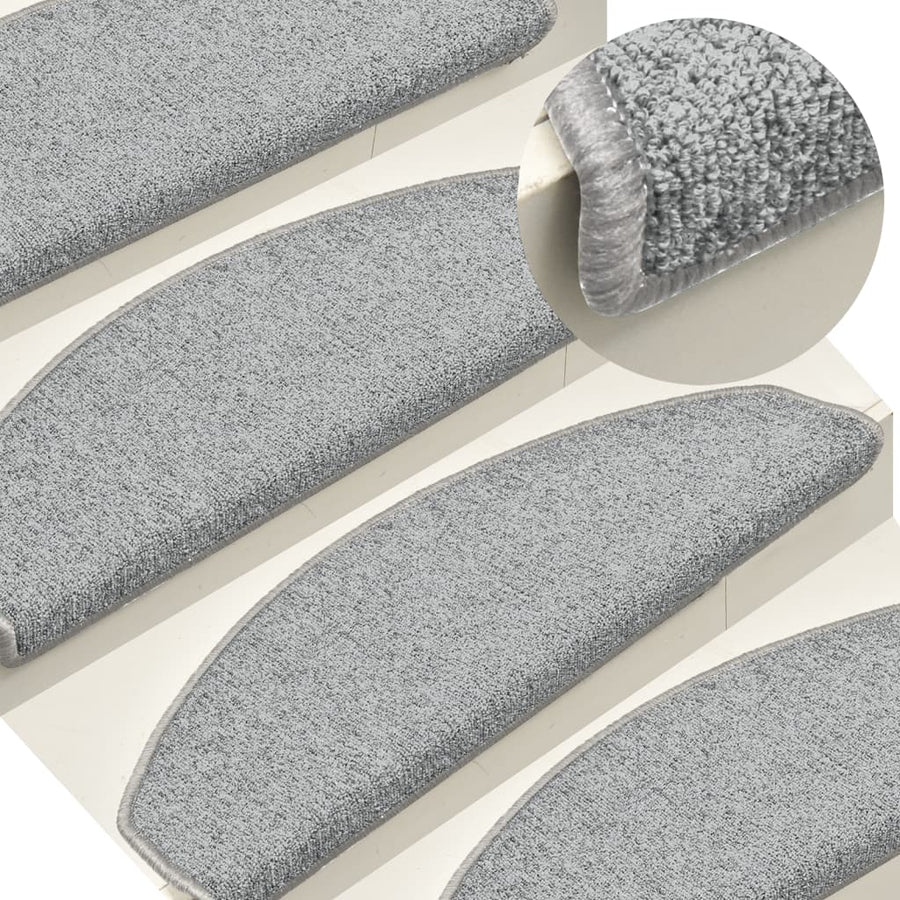 Trapmatten 15 st 65x24x4 cm lichtgrijs 15 65 x 24 x 4 cm light grey 1