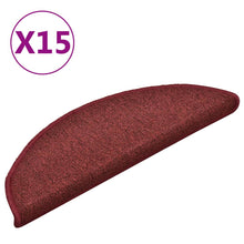 Trapmatten 15 st 56x17x3 cm rood 15 56 x 17 x 3 cm Rood