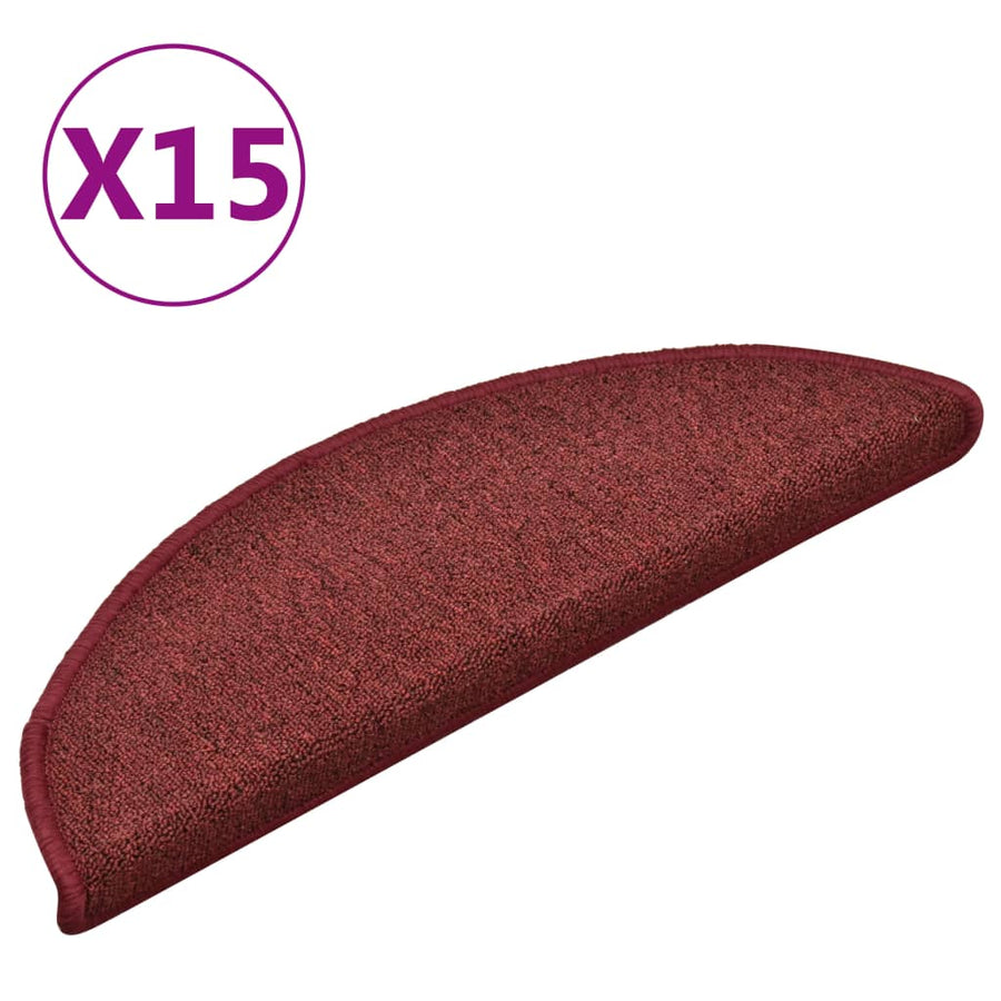 Trapmatten 15 st 56x17x3 cm rood 15 56 x 17 x 3 cm Rood