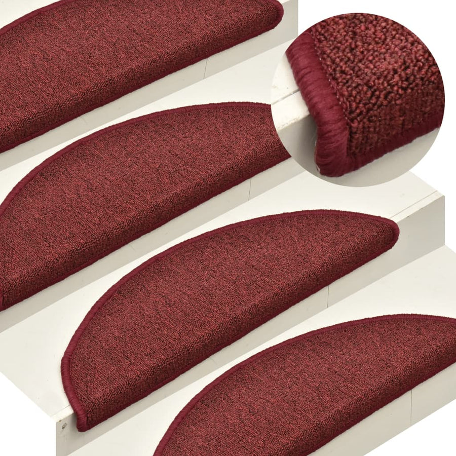 Trapmatten 15 st 56x17x3 cm rood 15 56 x 17 x 3 cm Rood