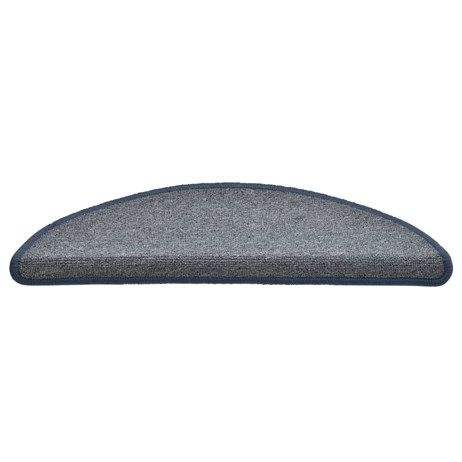 Trapmatten 15 St 56X17X3 Cm Lichtgrijs En Blauw 56 x 17 x 3 cm