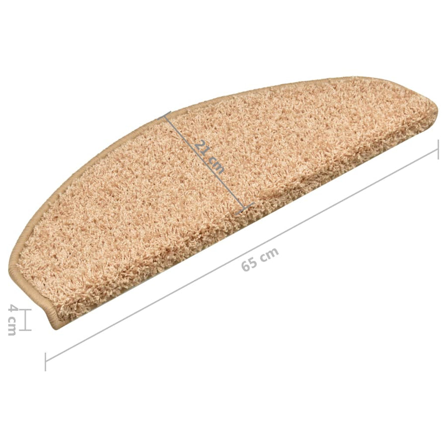 Trapmatten 15 St 65X21X4 Cm Goudkleurig 65 x 21 x 4 cm