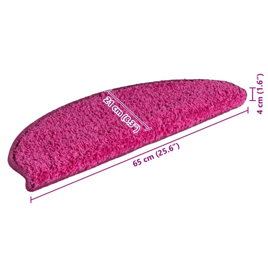 Trapmatten 15 65 x 21 x 4 cm Roze