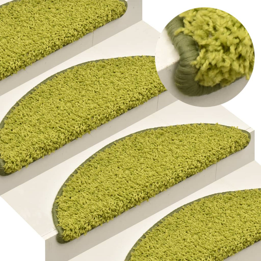 Trapmatten 15 St 56X17X3 Cm Groen 56 x 17 x 3 cm