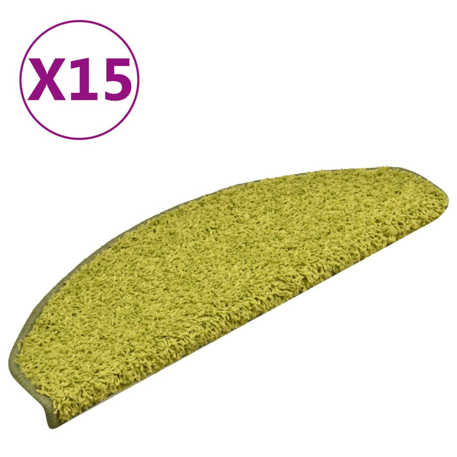 Trapmatten 15 St 65X21X4 Cm Groen 65 x 21 x 4 cm