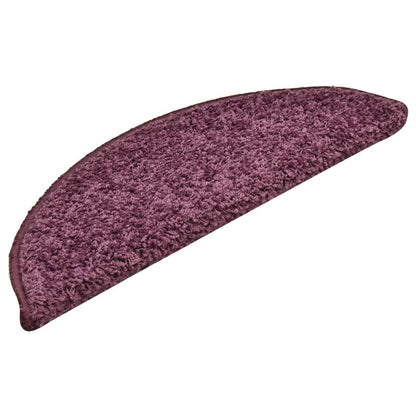 Trapmatten 15 St 56X17X3 Cm Donkerpaars 56 x 17 x 3 cm dark purple