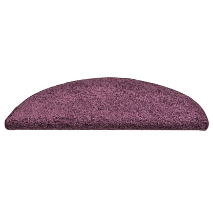 Trapmatten 15 St 56X17X3 Cm Donkerpaars 56 x 17 x 3 cm dark purple