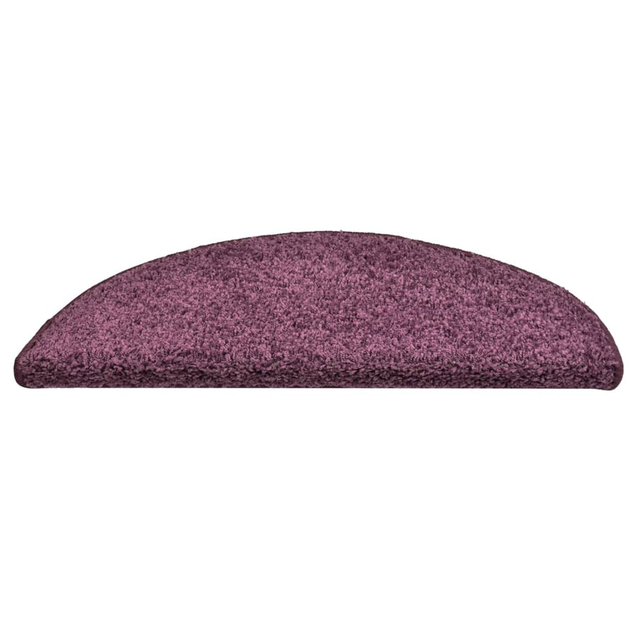 Trapmatten 15 St 56X17X3 Cm Donkerpaars 56 x 17 x 3 cm dark purple