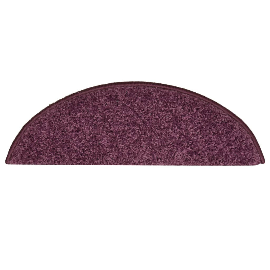 Trapmatten 15 St 56X17X3 Cm Donkerpaars 56 x 17 x 3 cm dark purple